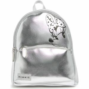 DANIELLE NICOLE DISNEY'S MINNIE MOUSE SILVER METALLIC BACKPACK.NWT
